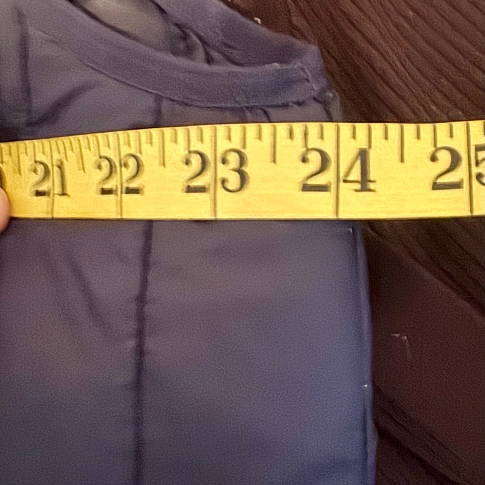 Men's Dark Blue Quilted Vest - Picture 4 of 6
